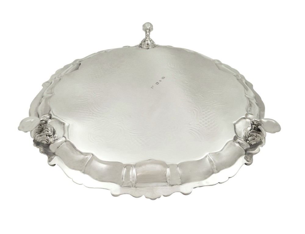 Antique William IV Sterling Silver Tray / Salver 1832 View VII