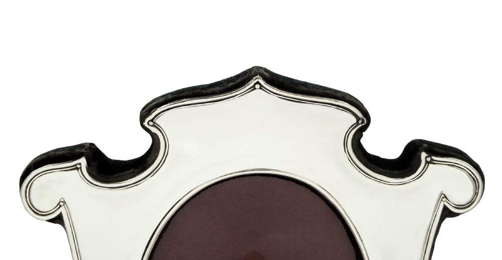 Antique Edwardian Sterling Silver Photo Frame 1909 View II