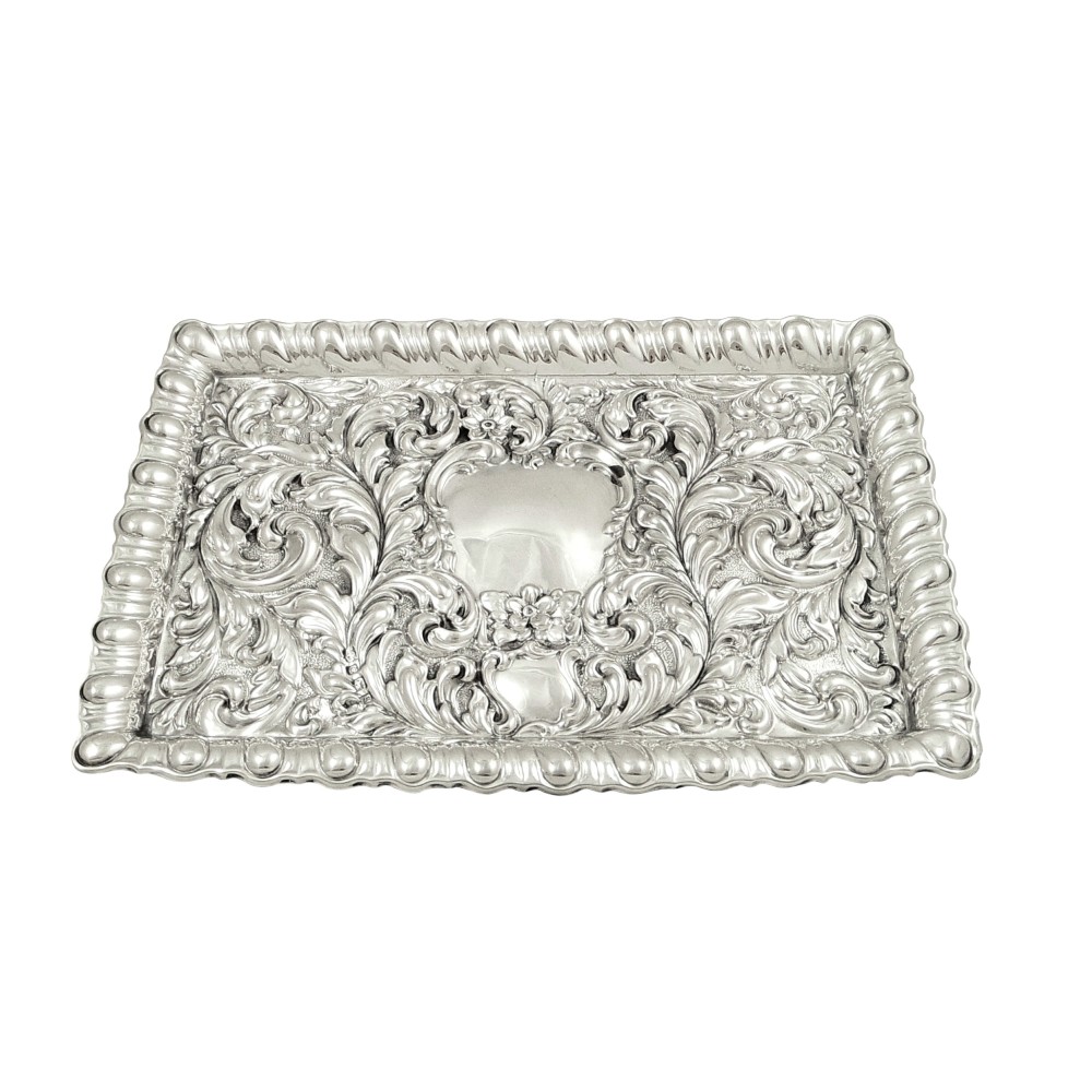 Antique Edwardian Sterling silver Dressing Tray 1906