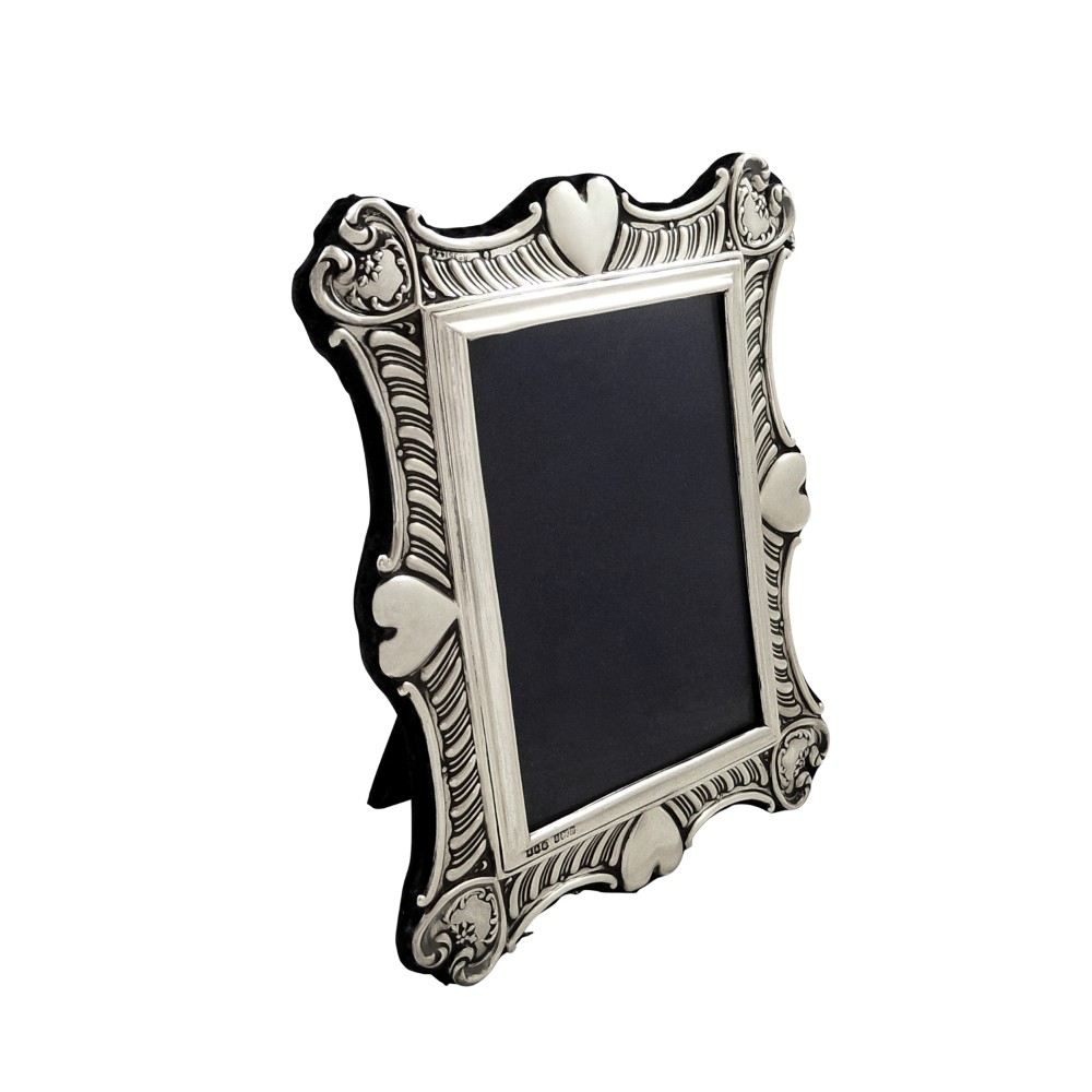 Antique Edwardian Sterling Silver Photo Frame 1901