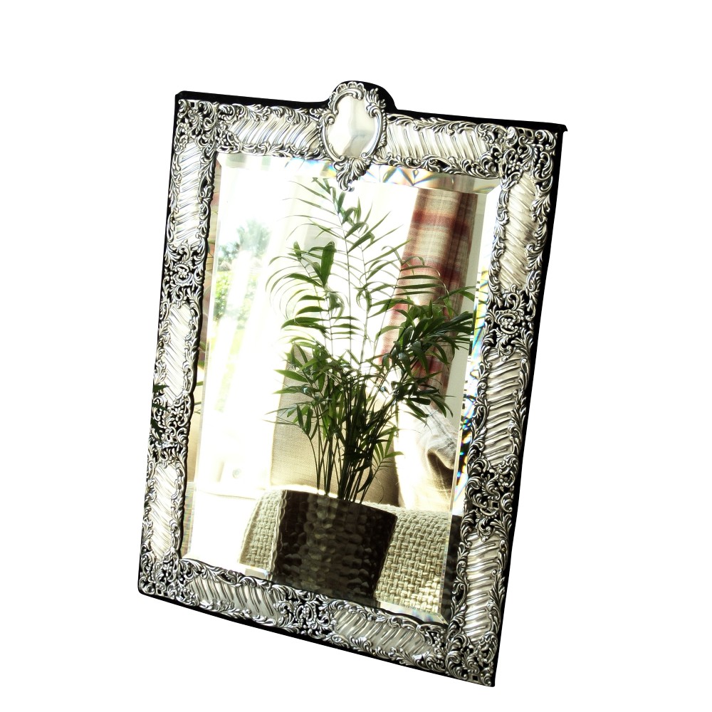 Large Antique Edwardian Sterling Silver 18