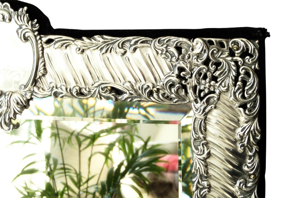 Large Antique Edwardian Sterling Silver 18