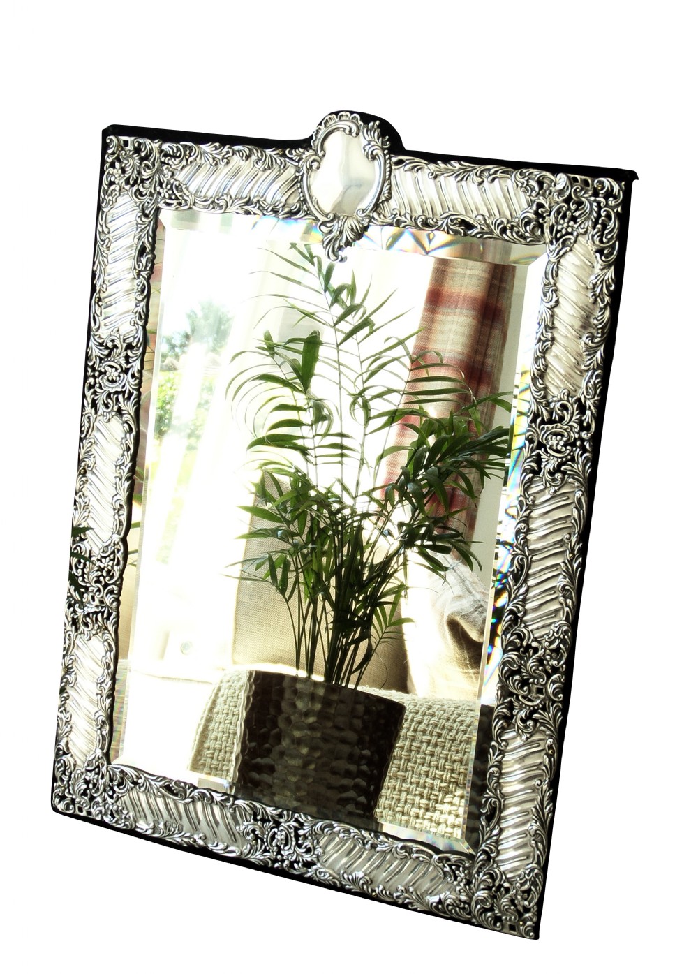 Large Antique Edwardian Sterling Silver 18