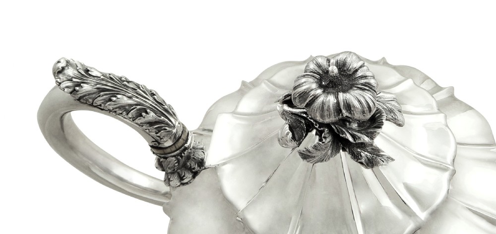 Antique William IV Sterling Silver Teapot 1833 View IX