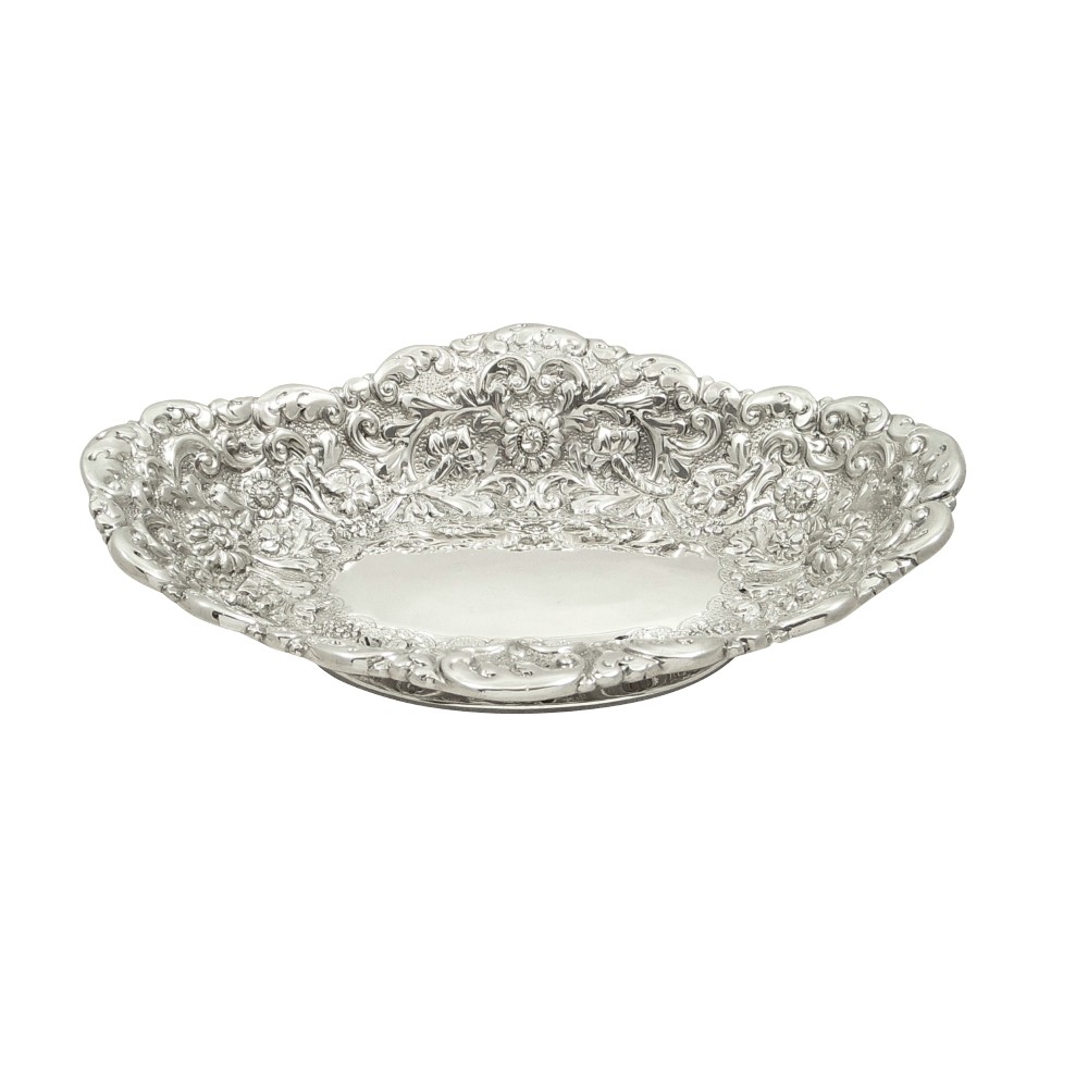 Antique Victorian Sterling Silver Dish 1886