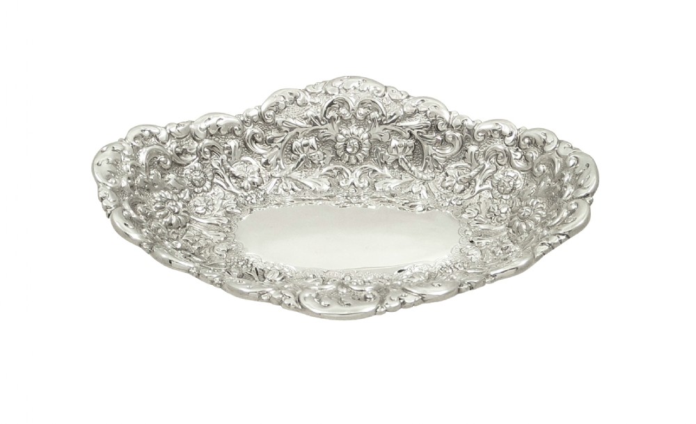 Antique Victorian Sterling Silver Dish 1886 View VI