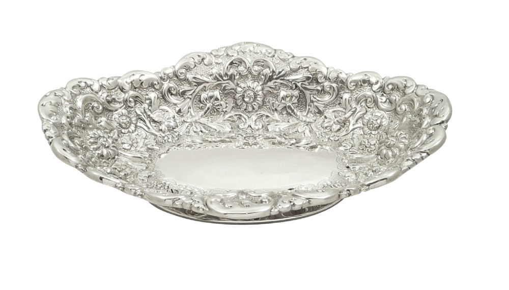 Antique Victorian Sterling Silver Dish 1886 View IX