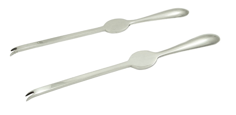 Pair of Vintage Sterling Silver Lobster Picks in Case View VII