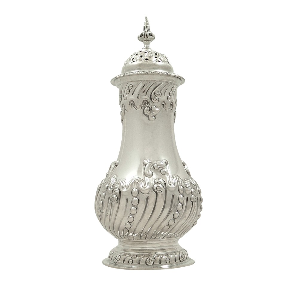 Antique Edwardian Sterling Silver Sugar Shaker / Caster 1905
