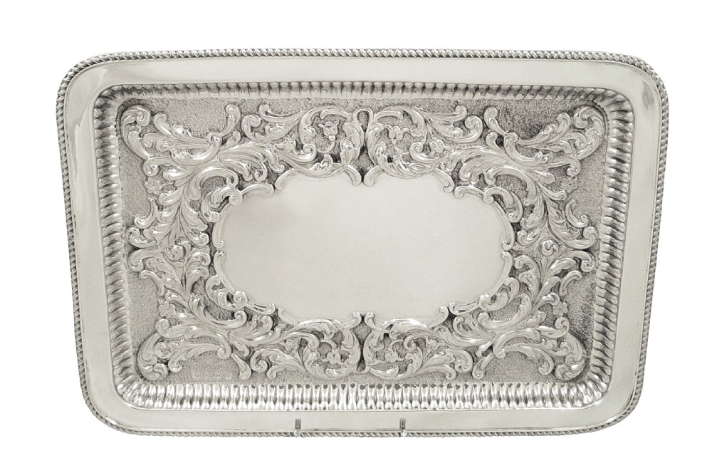 Antique Victorian Sterling Silver Dressing Tray 1899 View IX