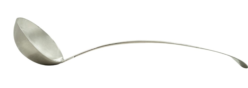 Antique Irish Sterling Silver Soup Ladle - Dublin 1818 View VI
