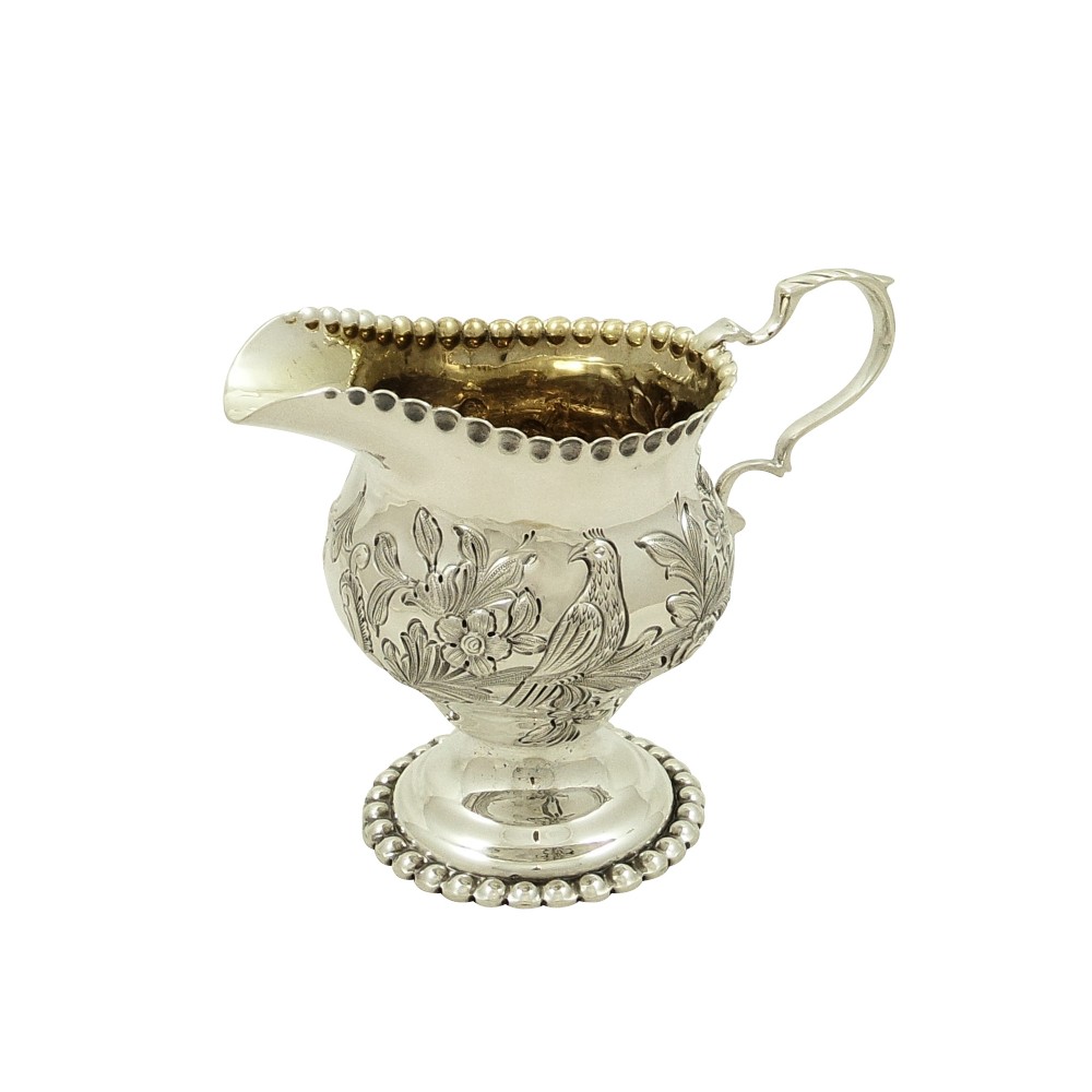 Antique Sterling Silver 'Bird' Jug - 1911