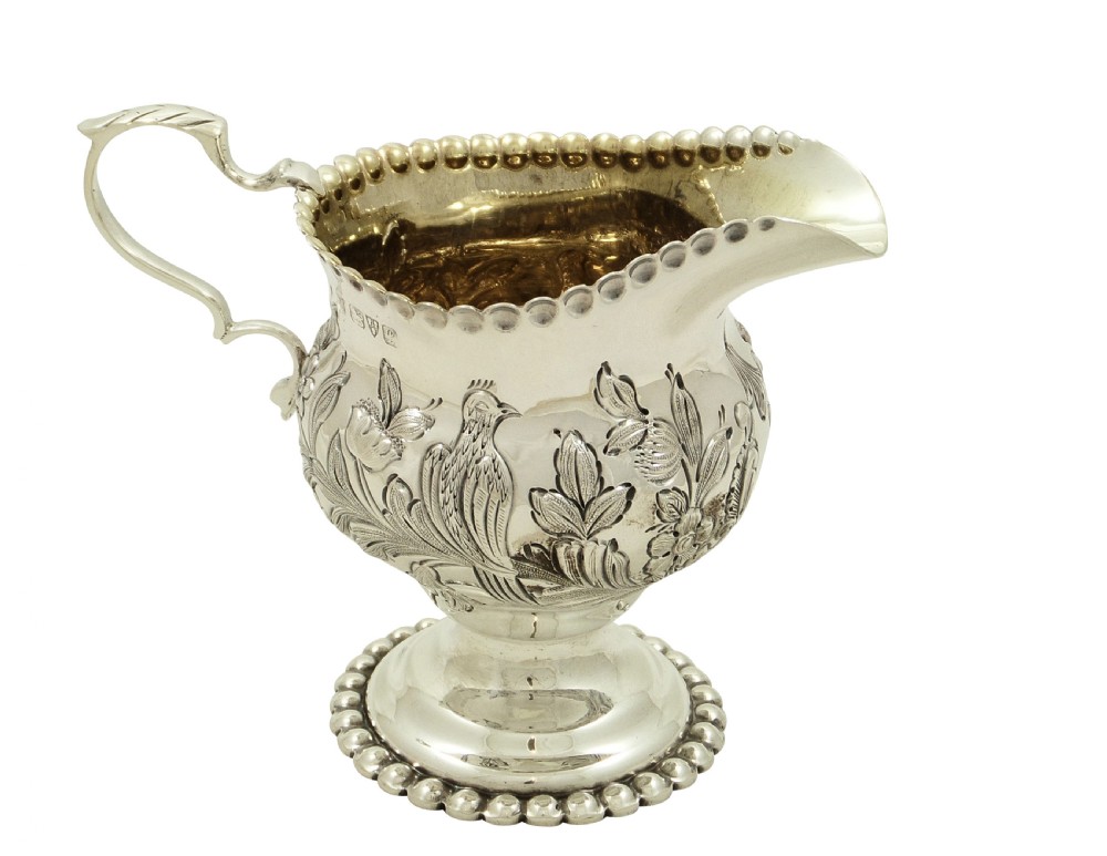 Antique Sterling Silver 'Bird' Jug - 1911 View IV