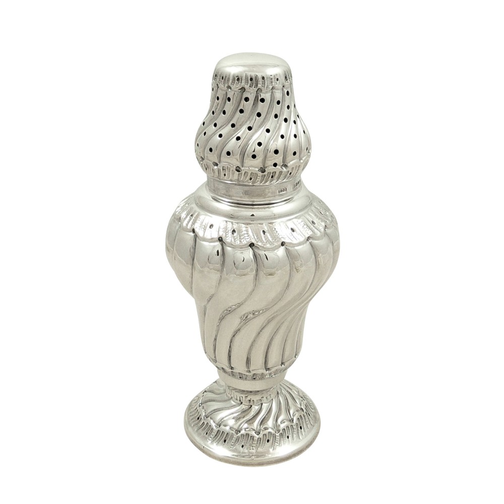 Antique Victorian Sterling Silver Sugar Caster / Shaker 1896