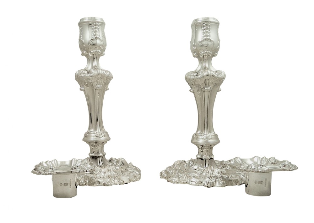 Pair of Antique Georgian Sterling Silver 8