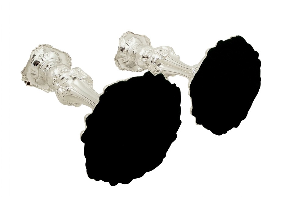 Pair of Antique Georgian Sterling Silver 8