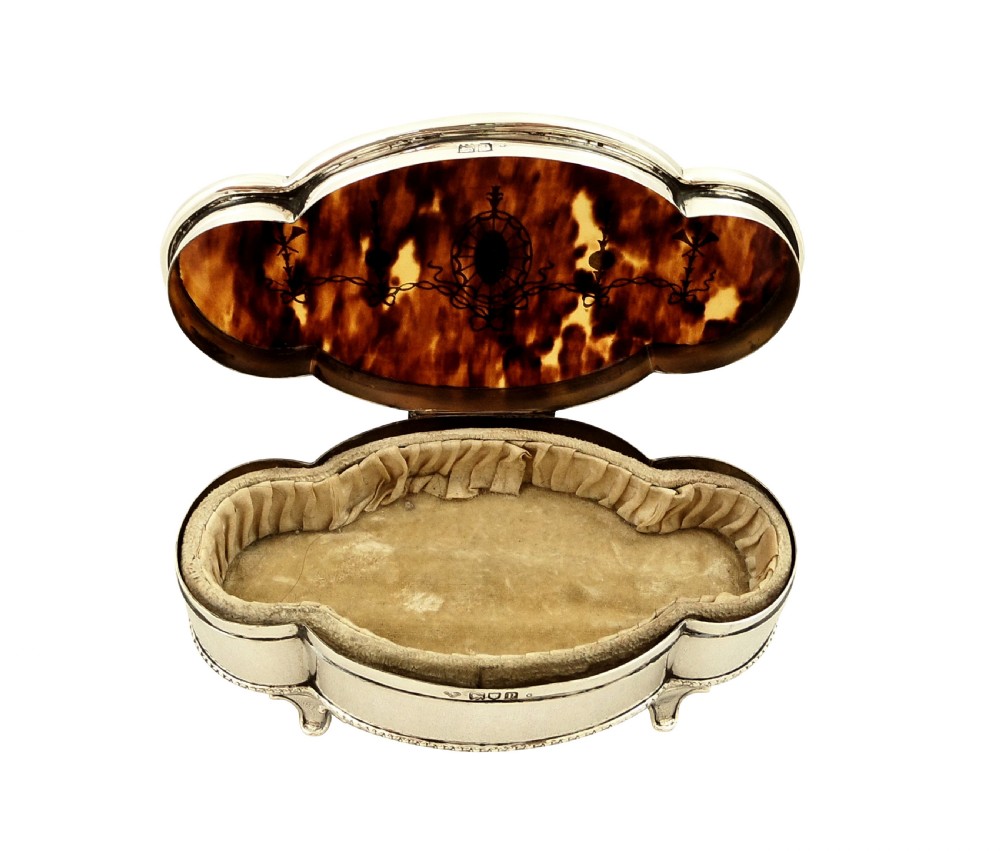 Antique Edwardian Sterling Silver & Tortoiseshell 7