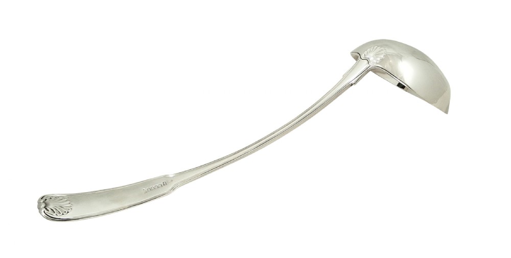Antique Georgian Irish Sterling Silver Ladle - Dublin 1815 View VI