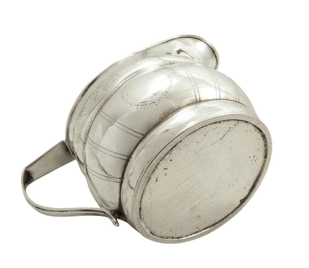 Antique Irish Georgian Sterling Silver Jug - Dublin 1803 View V