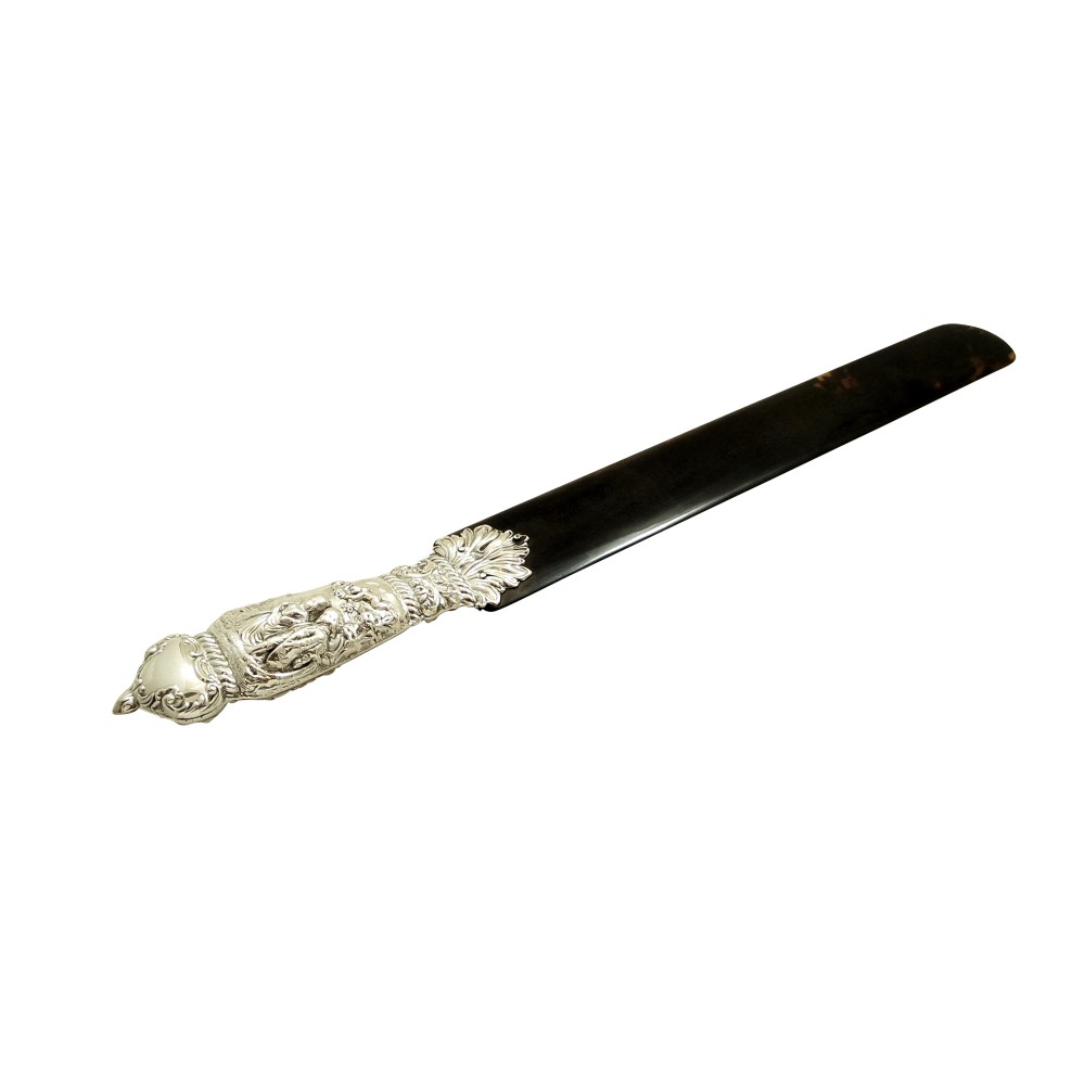 Antique Edwardian Sterling Silver & Tortoiseshell Page Tuner 1904