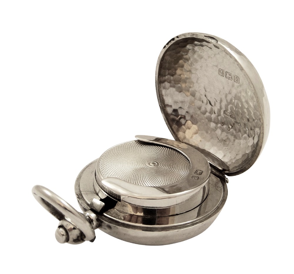 Antique Edwardian Sterling Silver Sovereign Case 1906 View II