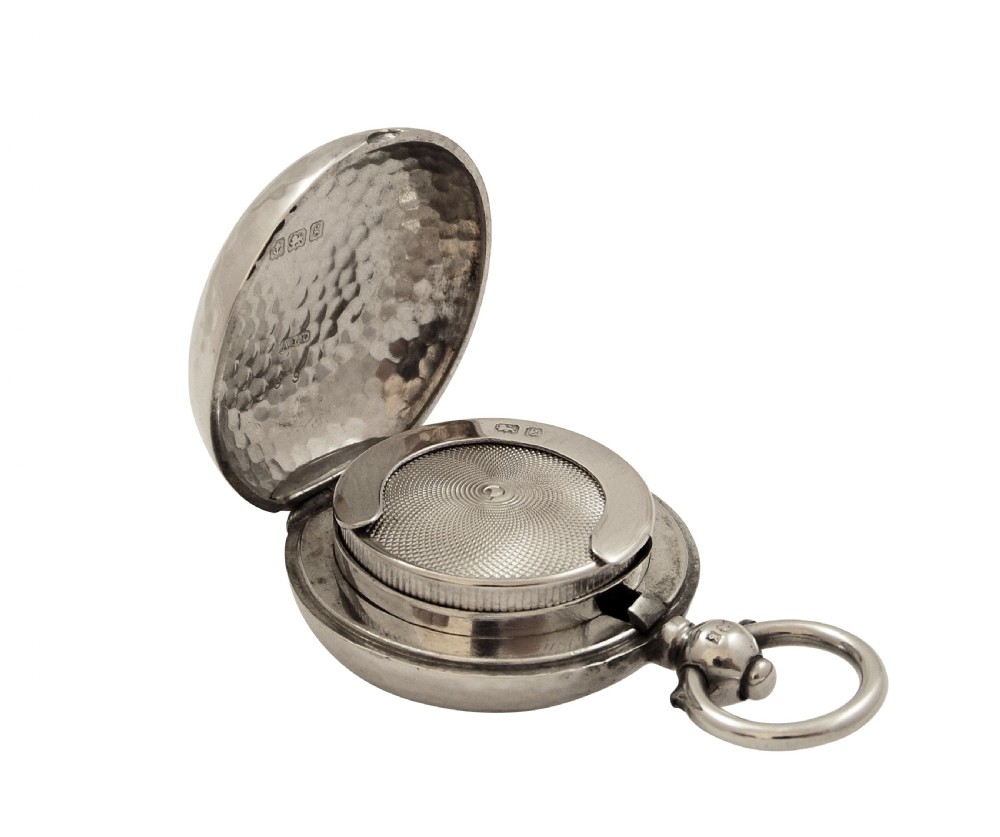 Antique Edwardian Sterling Silver Sovereign Case 1906 View VI