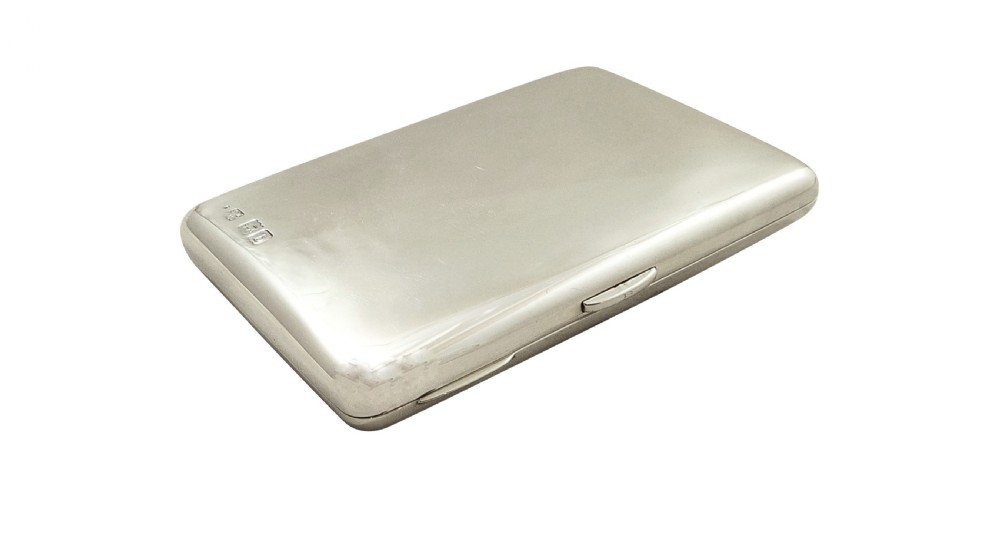 Antique Victorian Sterling Silver Card Case / Aide Memoire in Case 1897 View V
