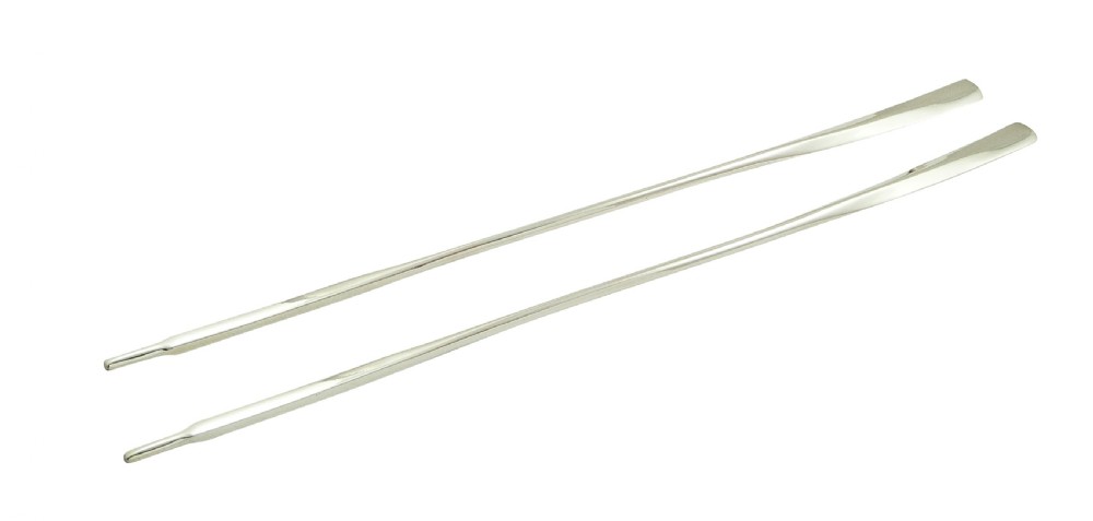 Pair of Antique Sterling Silver Rowing Oar Cocktail Stirrers 1932 View II