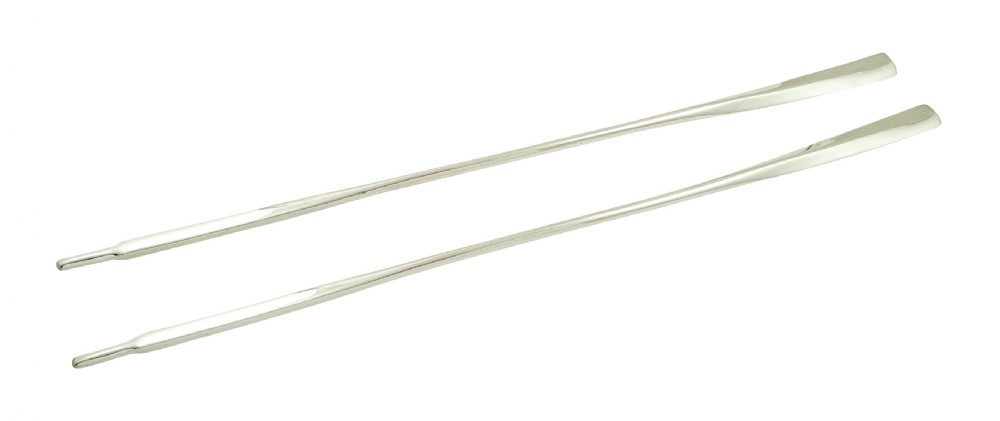 Pair of Antique Sterling Silver Rowing Oar Cocktail Stirrers 1932 View IV