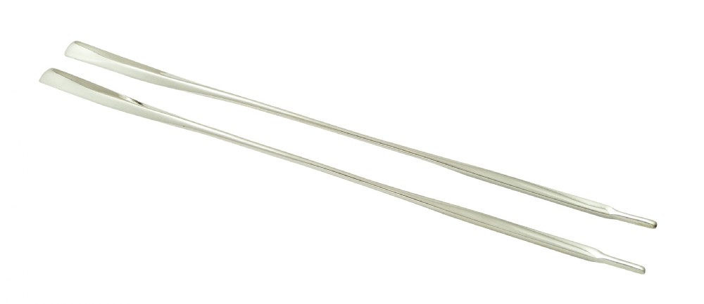 Pair of Antique Sterling Silver Rowing Oar Cocktail Stirrers 1932 View VI