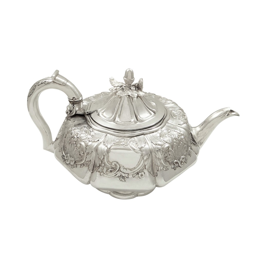 Antique Georgian Sterling Silver Teapot 1827