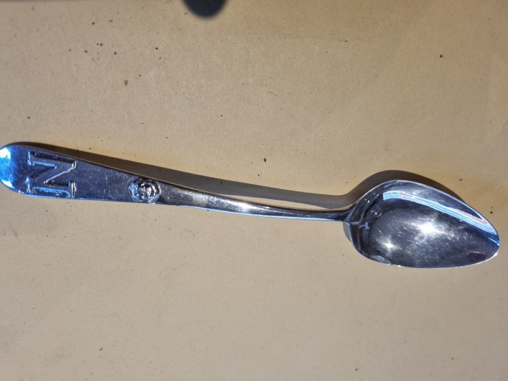 Antique Irish silver spoon 'N' Dublin 1806 17cm