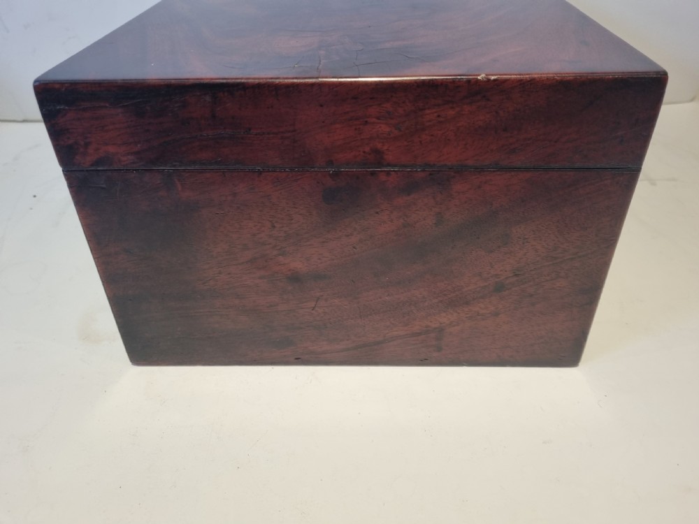Georgian mahogany collector's box c 1820 31cm View III