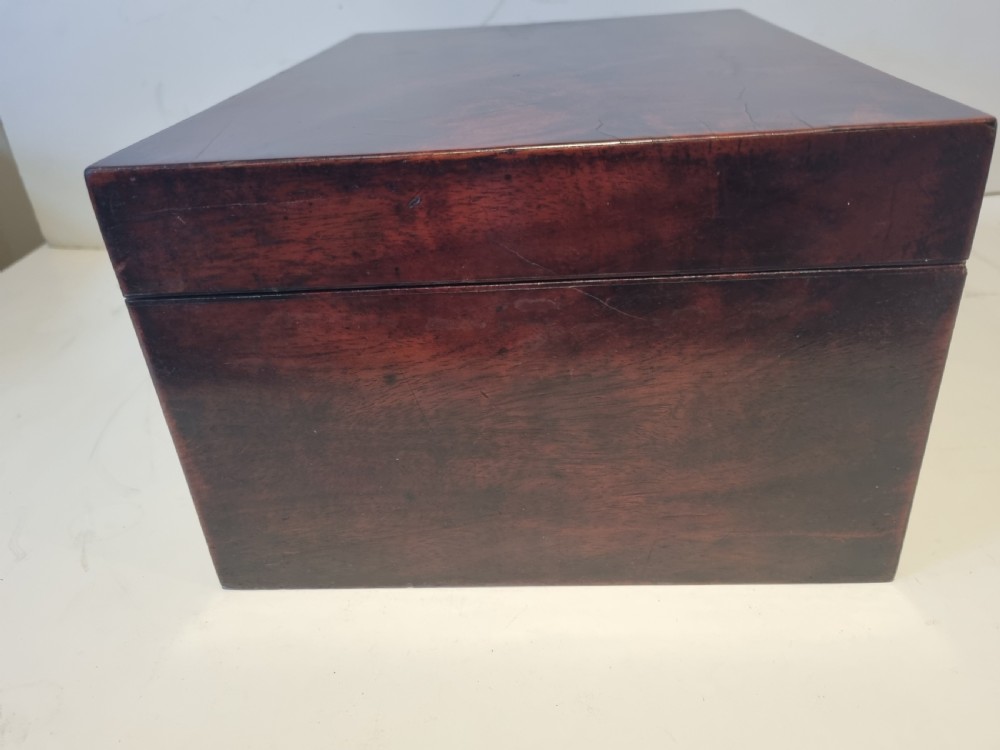 Georgian mahogany collector's box c 1820 31cm View VI