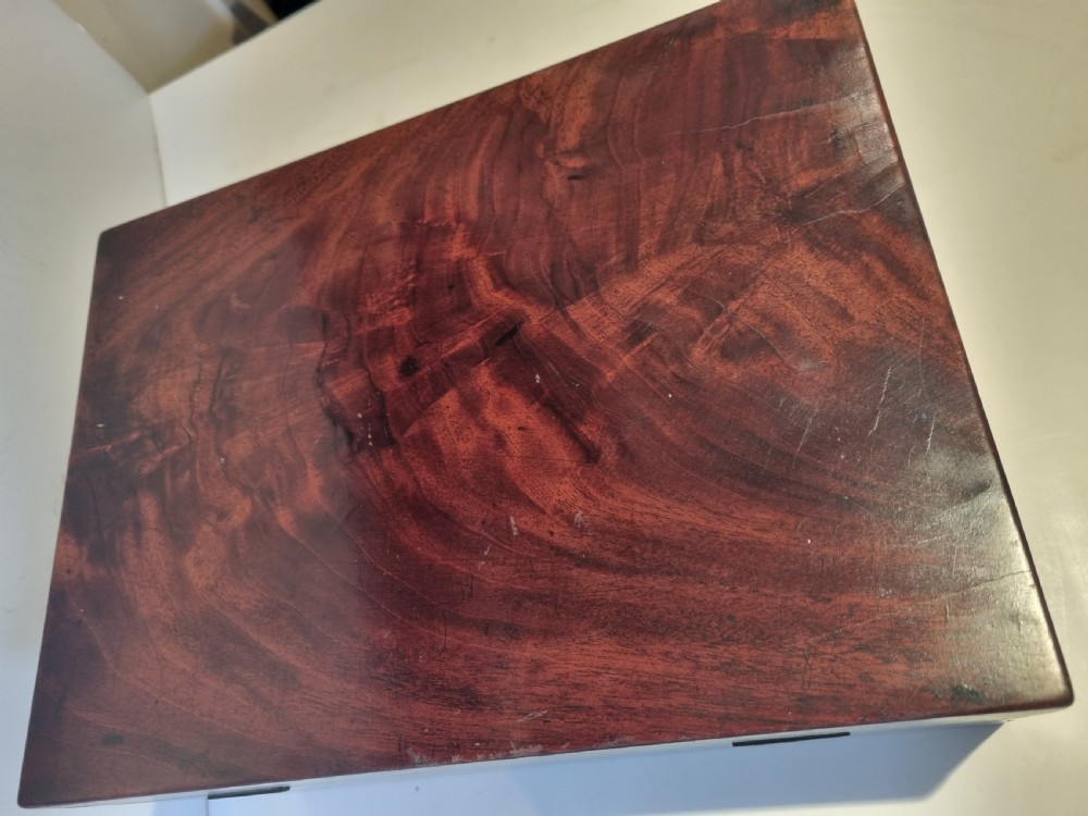 Georgian mahogany collector's box c 1820 31cm View VII