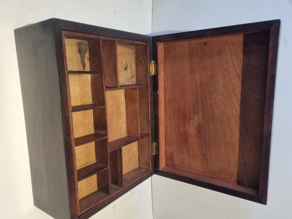 Georgian mahogany collector's box c 1820 31cm View VIII