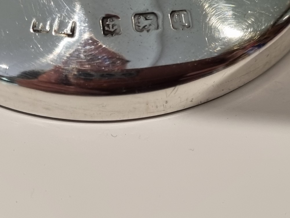 Antique silver vase 9