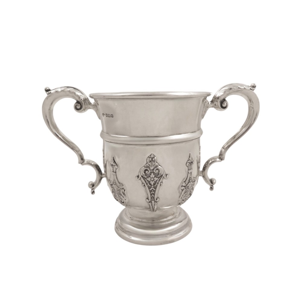 Antique Sterling Silver 2 Handle Loving Cup / Trophy 1912