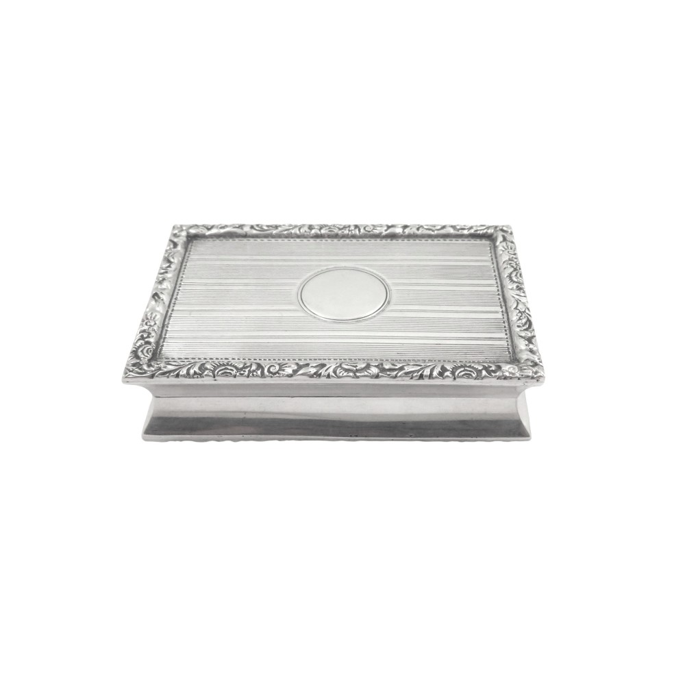 Antique George V Sterling Silver Snuff Box 1920