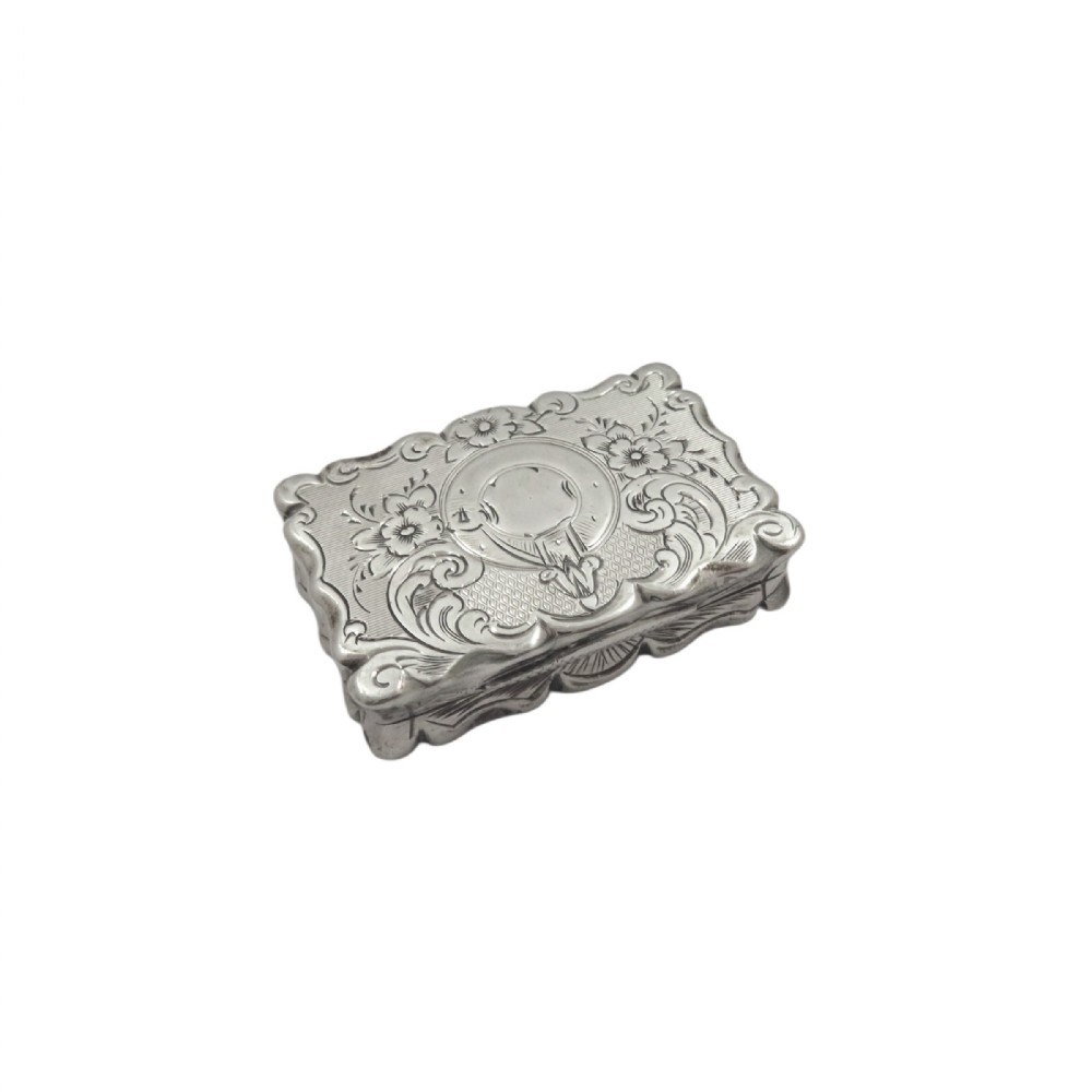 Antique Victorian Sterling Silver Vinaigrette 1870