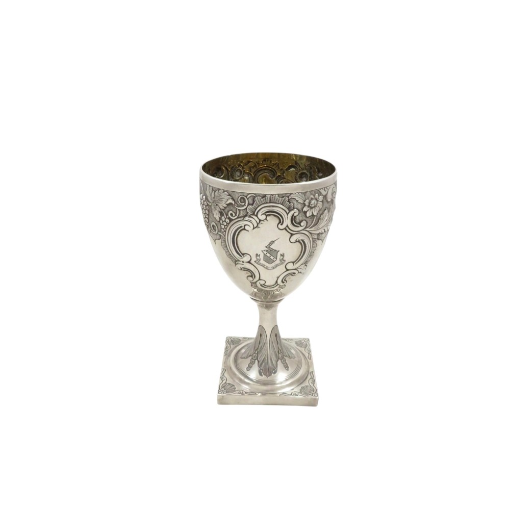 Antique Georgian Sterling Silver Wine Goblet 1803