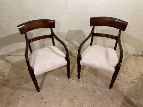 Pair of 19th C Carver Chairs
