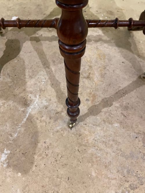VICTORIAN WALNUT SUTHERLAND TABLE - ADDITIONAL PHOTO 1