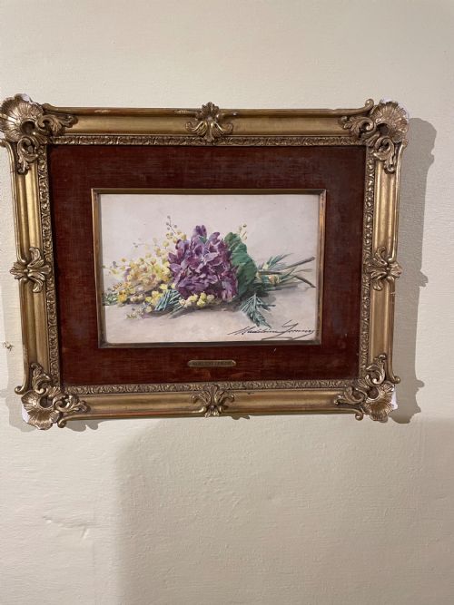 Late 19thc Water Colour by Madeleine Lemaire
