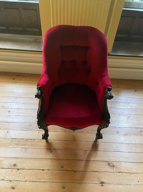 Victorian Mahogany Armchair