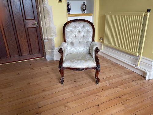 Victorian Mahogany Armchair