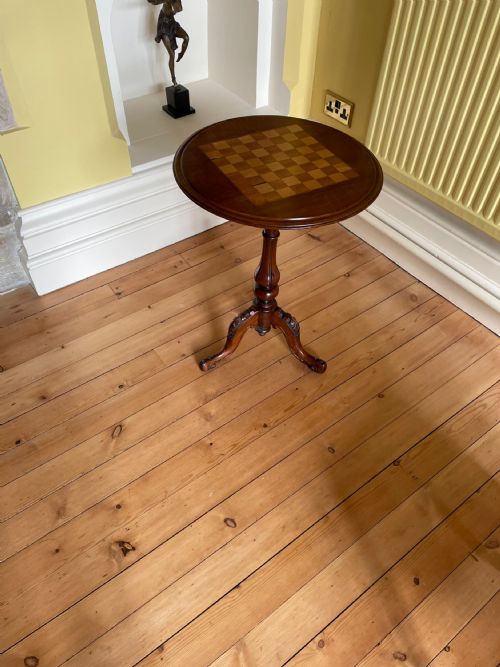 Victorian Mahogany Chess/games Table