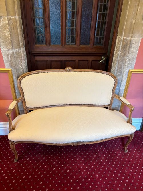 French Walnut Sofa