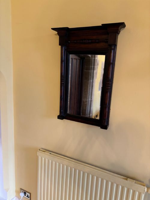 REGENCY MAHOGANY PIER GLASS MIRROR - ADDITIONAL PHOTO 1