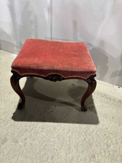 Victorian Walnut Stool